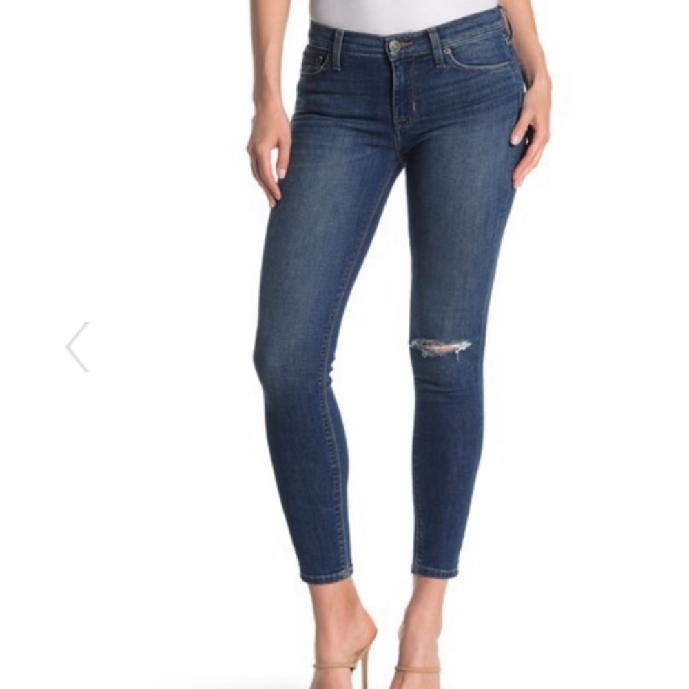 Hudson Midrise Ankle Natalie Super Skinny Jeans